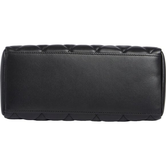 NWT ✅ Kate Spade CAREY ~ Small Quilted Sullivan Satchel K1489 ~ BLACK ✨ NWT - Picture 12 of 12